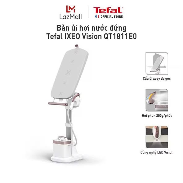 Bàn là hơi nước Tefal IXEO Vision QT1811E0