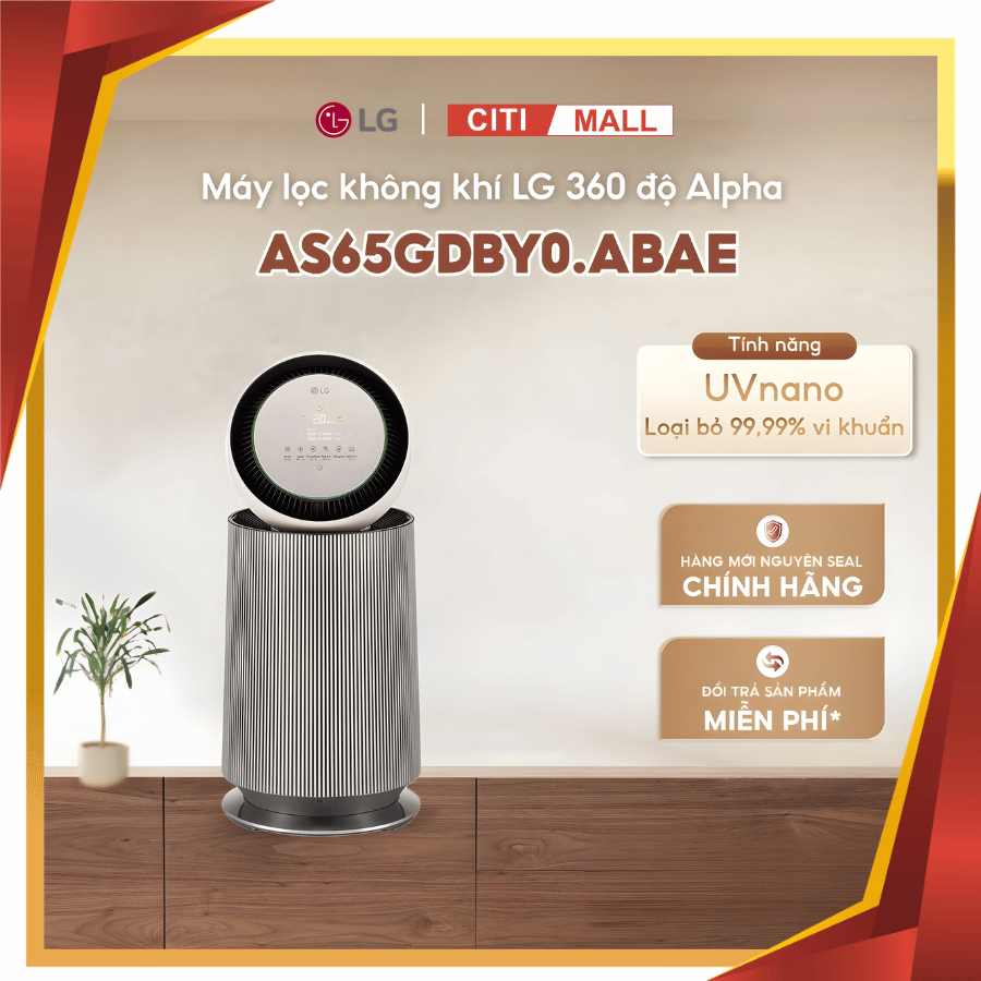 Lọc không khí LG AS65GDBY0 - Alpha 1 tầng