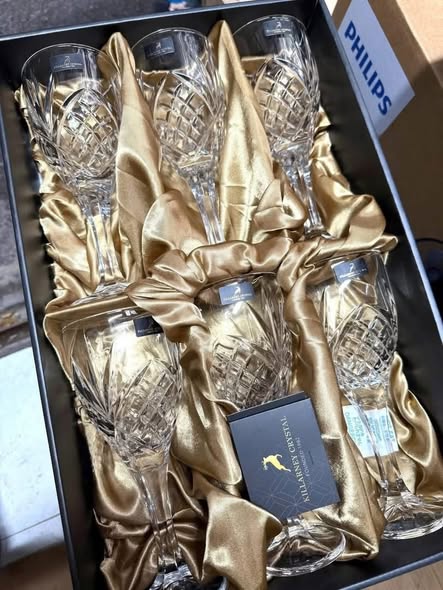 Set 6 ly pha lê Killarney cao cấp 295ml