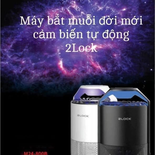 Đèn bắt muỗi 2LOCK với cảm biến tự động
