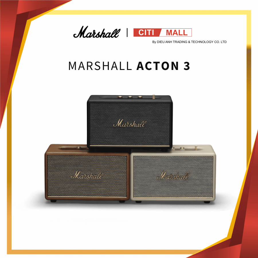 MARSHALL ACTON 3 - Siêu Phẩm Loa Thông Minh 2026