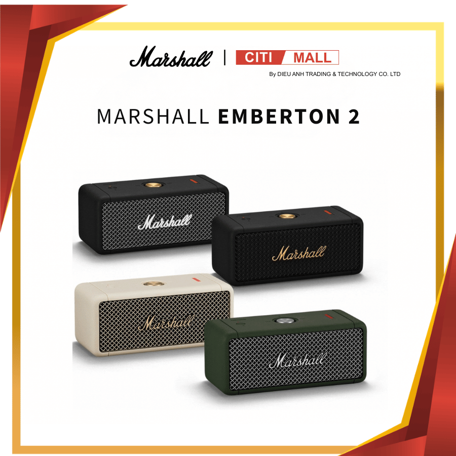 Marshall Emberton 2 - Siêu Phẩm Loa Thông Minh 2026