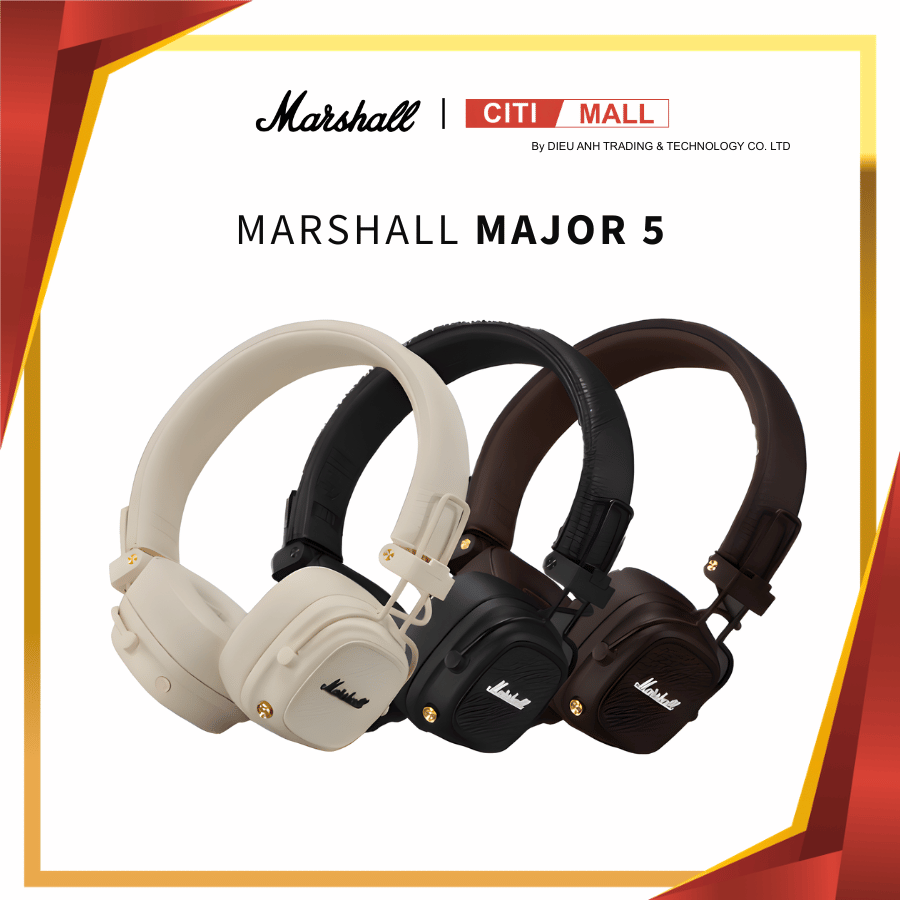 Marshall Major 5 - Siêu Phẩm Tai Nghe Thông Minh 2026