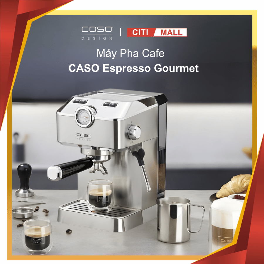 Caso Espresso Gourmet - Máy Pha Cà Phê Caso 2026