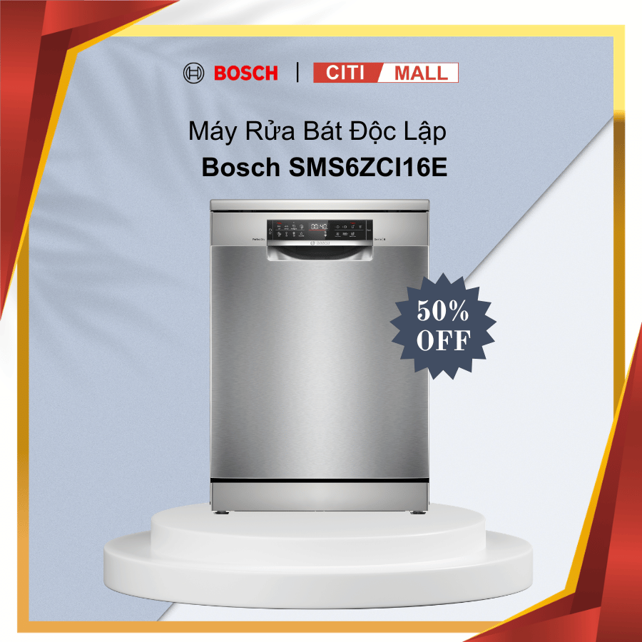 Bosch SMS6ZCI16E PerfectDry - Máy Rửa Bát Độc Lập Bosch