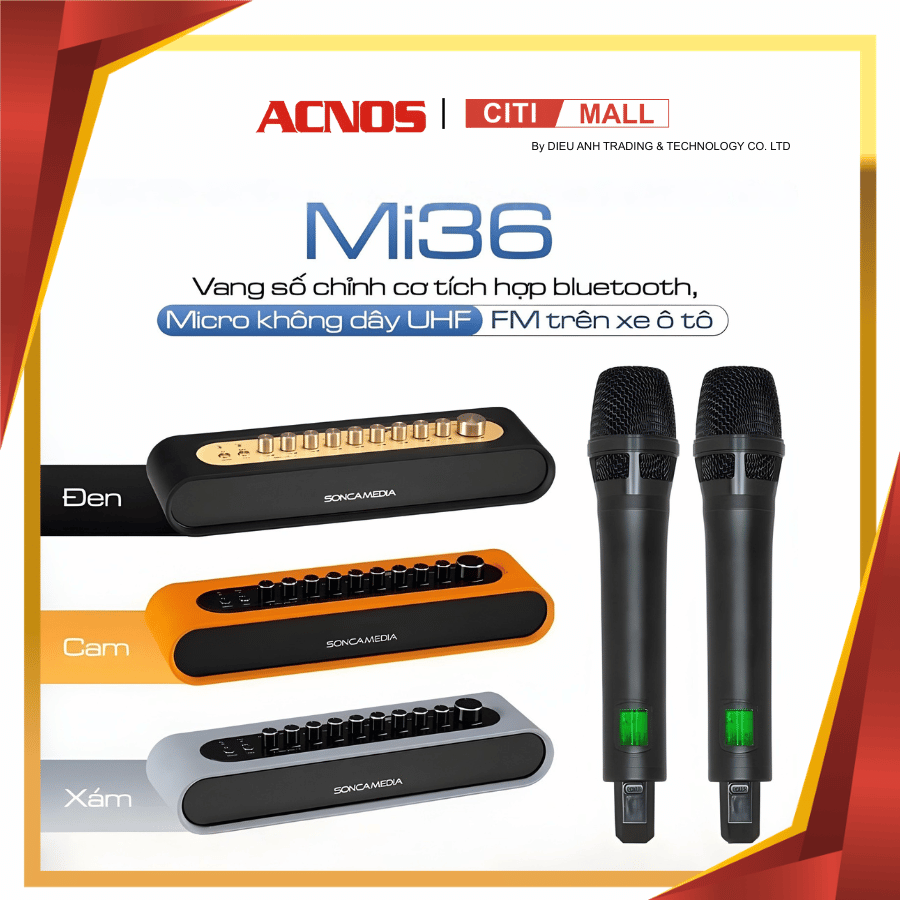 Vang số chỉnh cơ Acnos Mi36 - Siêu Phẩm 2026