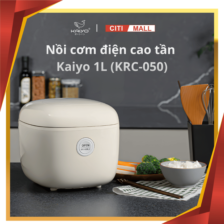 Kaiyo 1L KRC-050 - Nồi cơm điện cao tần Kaiyo