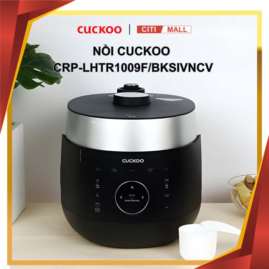 Cuckoo 1.8l CRP-LHTR1009F/BKSIVNCV - Nồi cơm áp suất cao tần