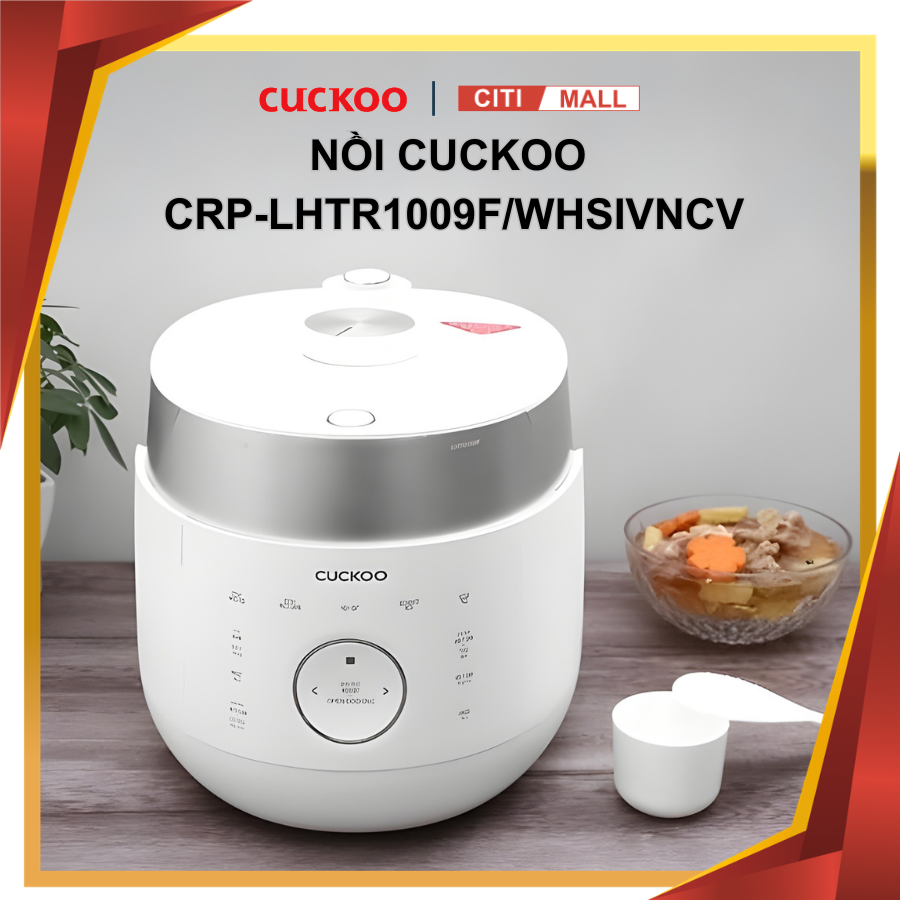 Cuckoo 1,8L CRP-LHTR1009F/WHSIVNCV - Nồi Cơm Điện Tử Cao Tần