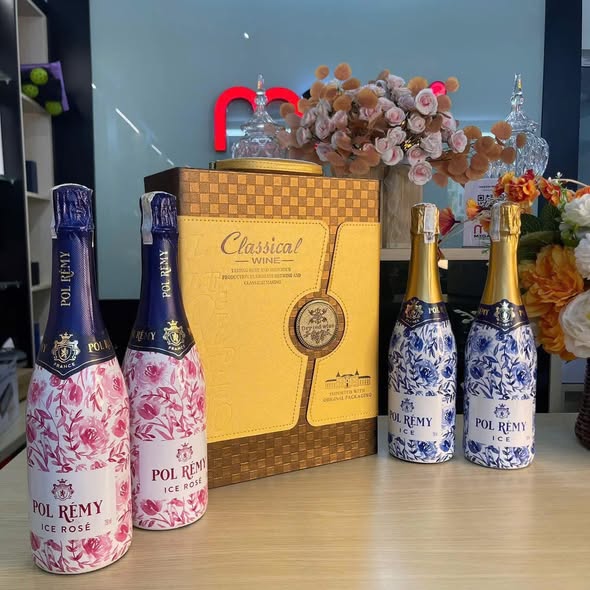 Sparkling Pol Remy Ice - Vang Sủi Đẳng Cấp Số 1 Thế Giới (Set 2 chai kèm hộp giả da)