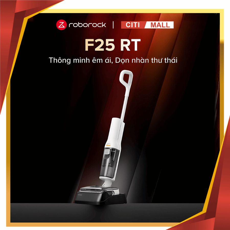 Roborock F25 RT - Máy hút bụi lau nhà cầm tay bản quốc tế tại Vua Nhà Bếp Đức 00