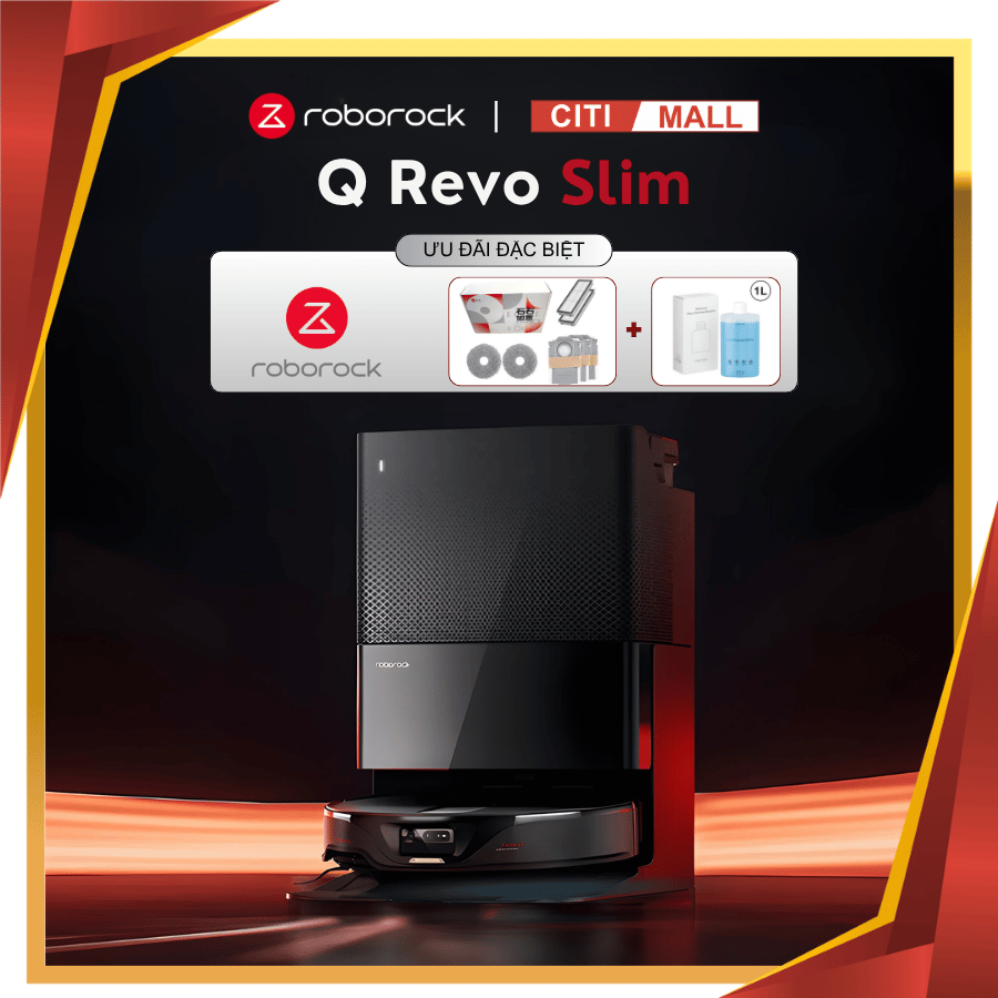 Roborock Q Revo Slim - Robot Hút Bụi Lau Nhà 2026