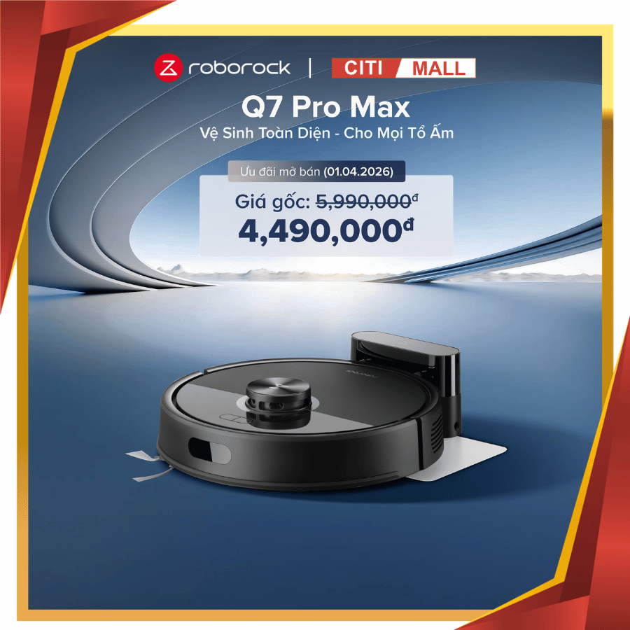 Roborock Q7 Pro Max  - Robot Hút Bụi Lau Nhà 2026 tại Vua Nhà Bếp Đức 01