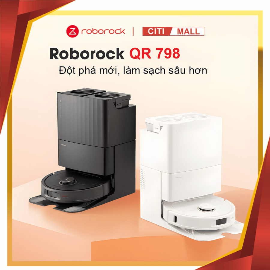 Roborock QR 798 - Robot hút bụi lau nhà 2026 tại Vua Nhà Bếp Đức 01