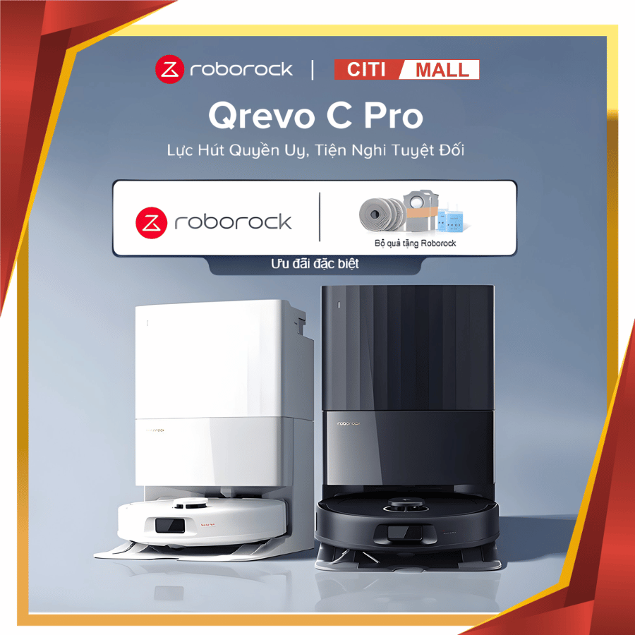 Roborock Qrevo C Pro - Robot Hút Bụi Lau Nhà 2026