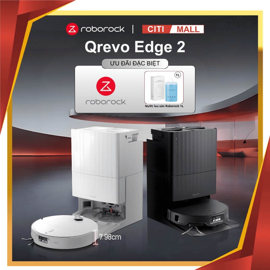 Roborock Qrevo Edge 2 - Robot Hút Bụi Lau Nhà 2026