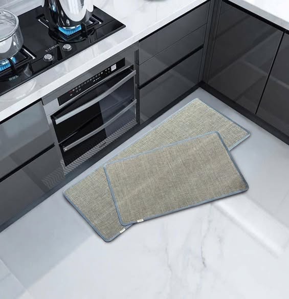 SET THẢM ĐÔI SILVER (1 THẢM NHỎ VÀ 1 THẢM DÀI)