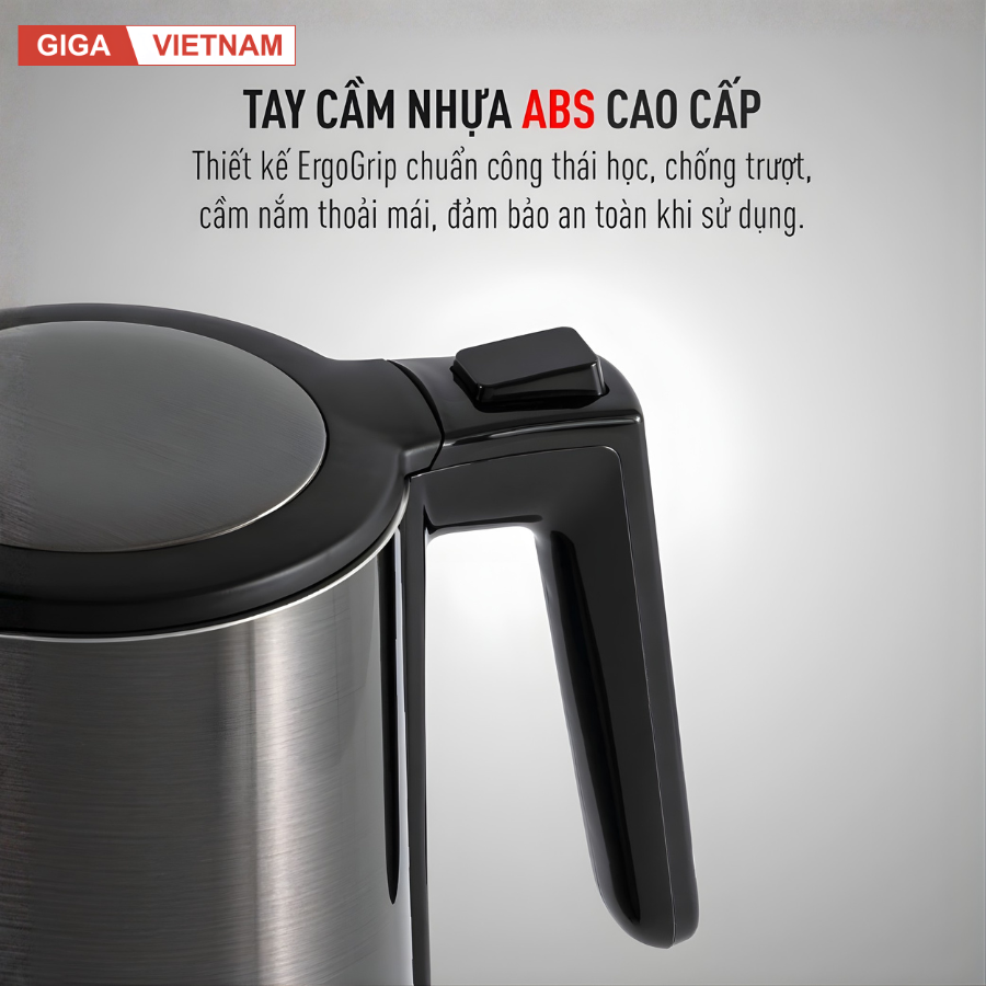 ẤM SIÊU TỐC GKÖCH GERMANY 1,7L 1800W (model: HB-K102)
