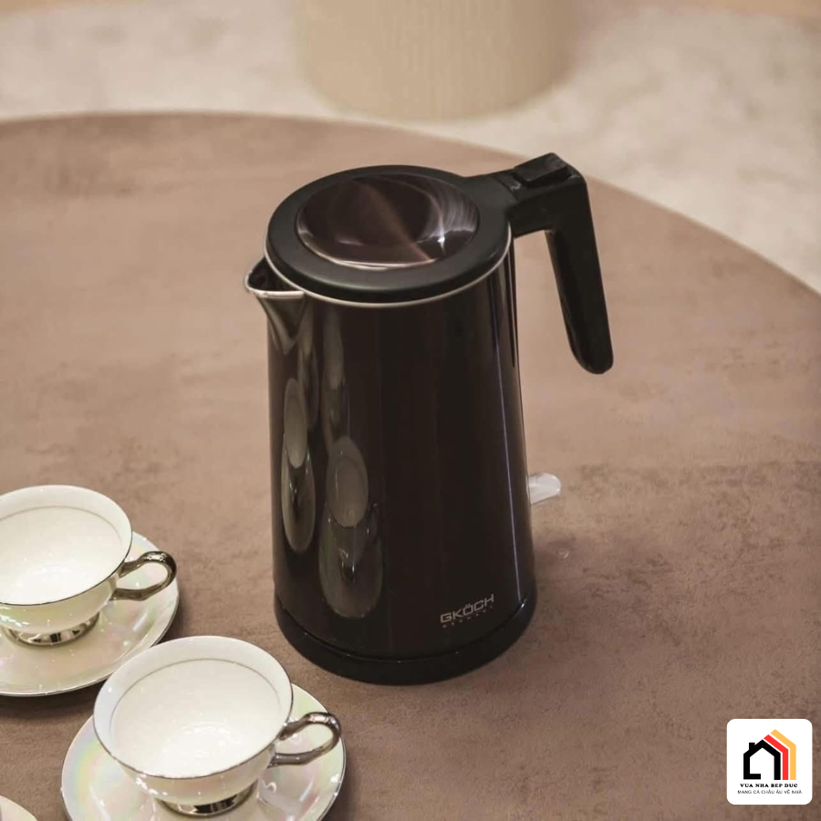 ẤM SIÊU TỐC GKÖCH GERMANY 1,7L 1800W (model: HB-K102) TẠI VUA NHÀ BẾP ĐỨC 03