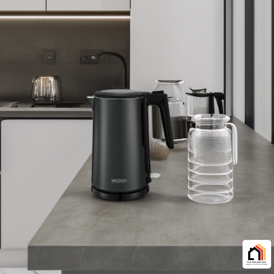 ẤM SIÊU TỐC GKÖCH GERMANY 1,7L 1800W (model: HB-K102) TẠI VUA NHÀ BẾP ĐỨC 05