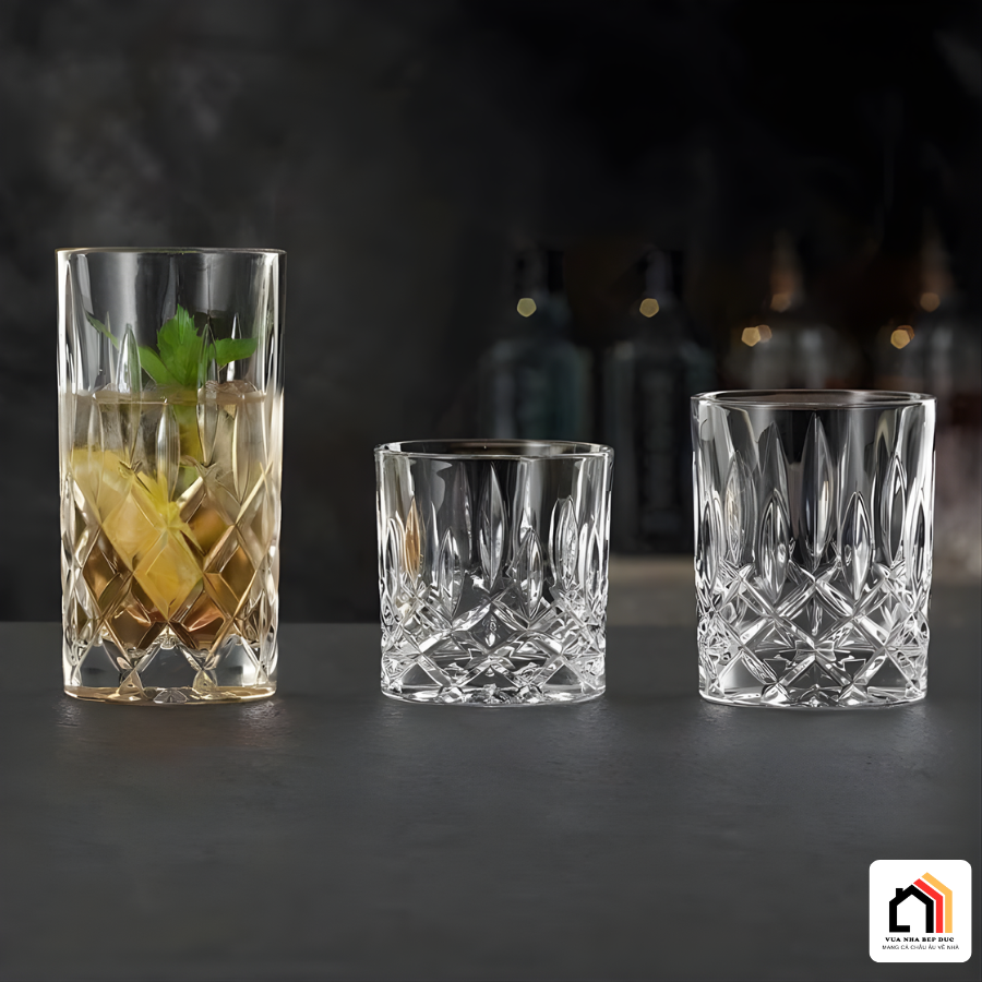 Bộ 18 cốc pha lê Nachtmann Noblesse tại Vua Nhà Bếp Đức 09