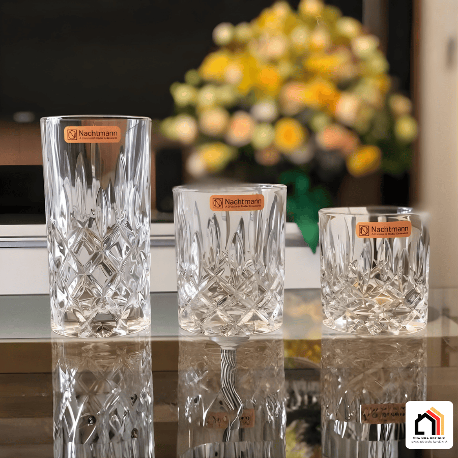 Bộ 18 cốc pha lê Nachtmann Noblesse tại Vua Nhà Bếp Đức 08