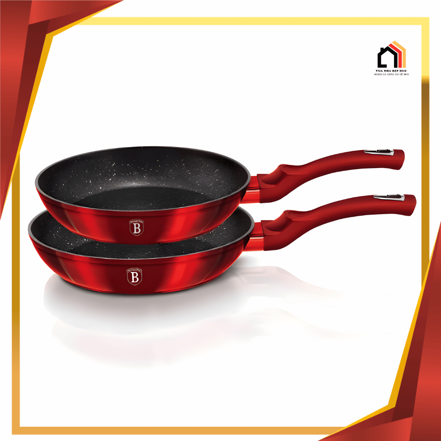 Bộ 2 Chảo Chống Dính Berlinger Haus BH/1612NF - Size 22/26cm