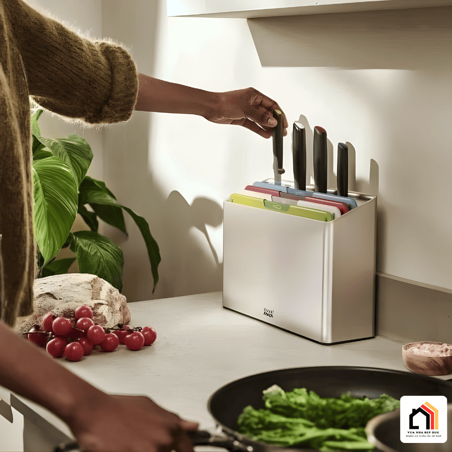 Bộ 8 dao thớt phân loại Joseph Joseph Folio Plus (Mcolour) 60227 tại Vua Nhà Bếp Đức 06