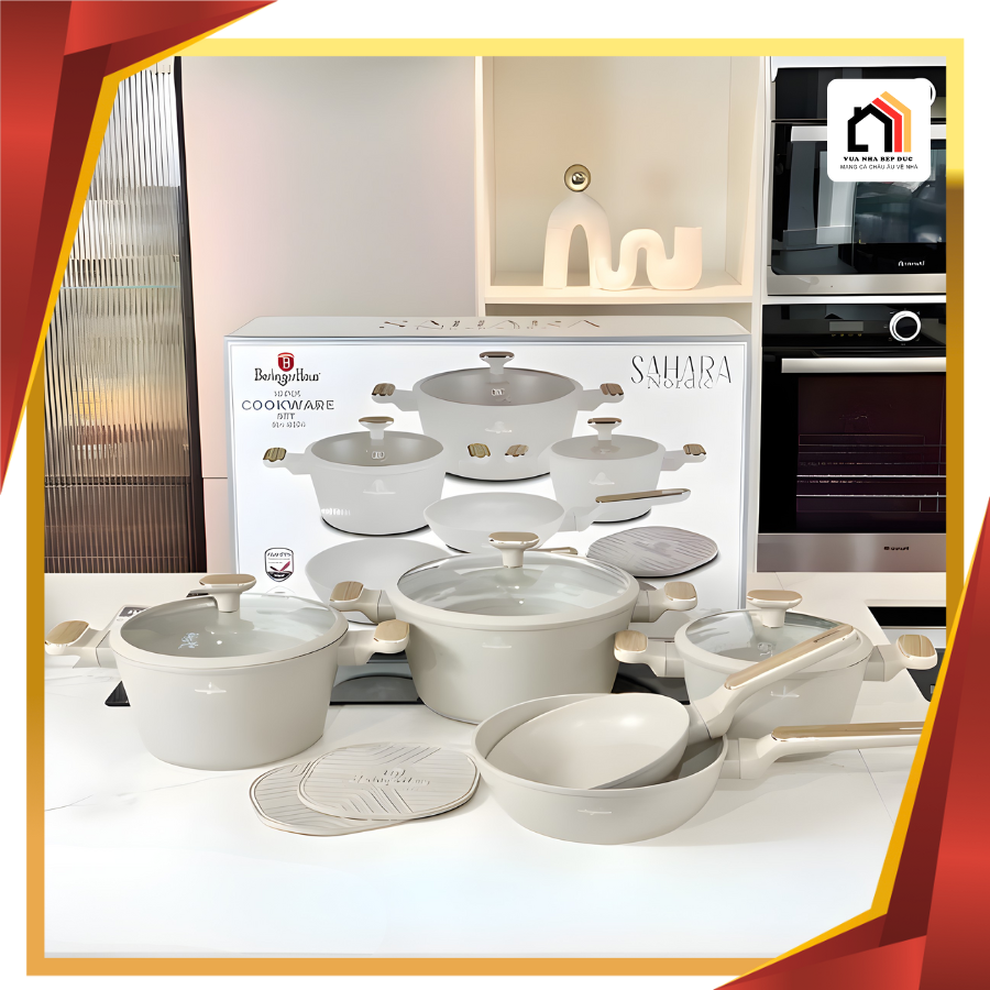 Bộ Nồi 10 Món Berlinger Haus BH/8324 - Siêu Sale 2026