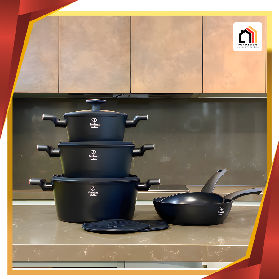 Bộ Nồi 10 Món Berlinger Haus x FashionTV FTV-0046 - Siêu Sale 2026