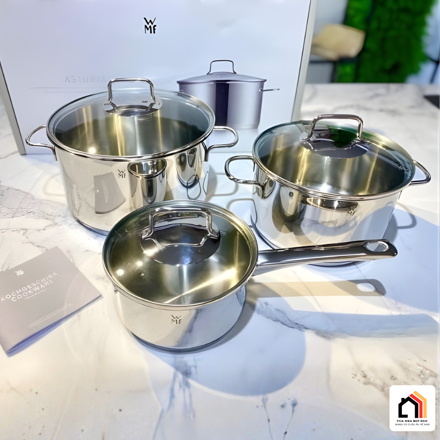 Bộ Nồi 3 Món WMF Astoria - Siêu Sale 2026 tại Vua Nhà Bếp Đức 04