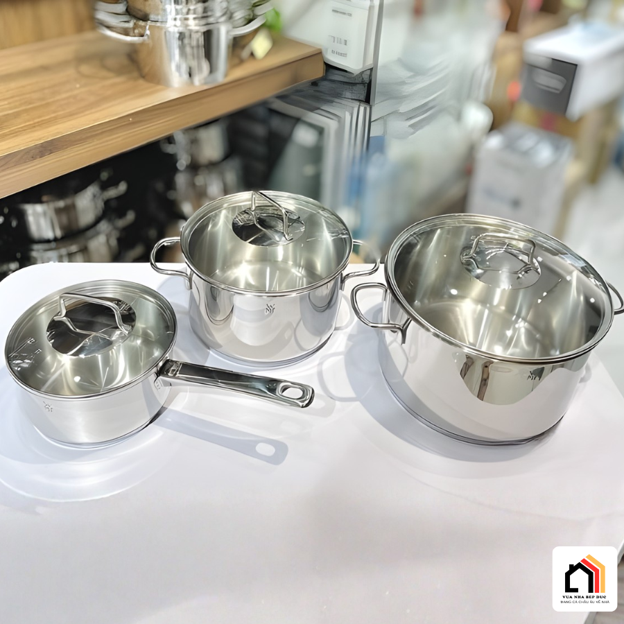 Bộ Nồi 3 Món WMF Astoria - Siêu Sale 2026 tại Vua Nhà Bếp Đức 06