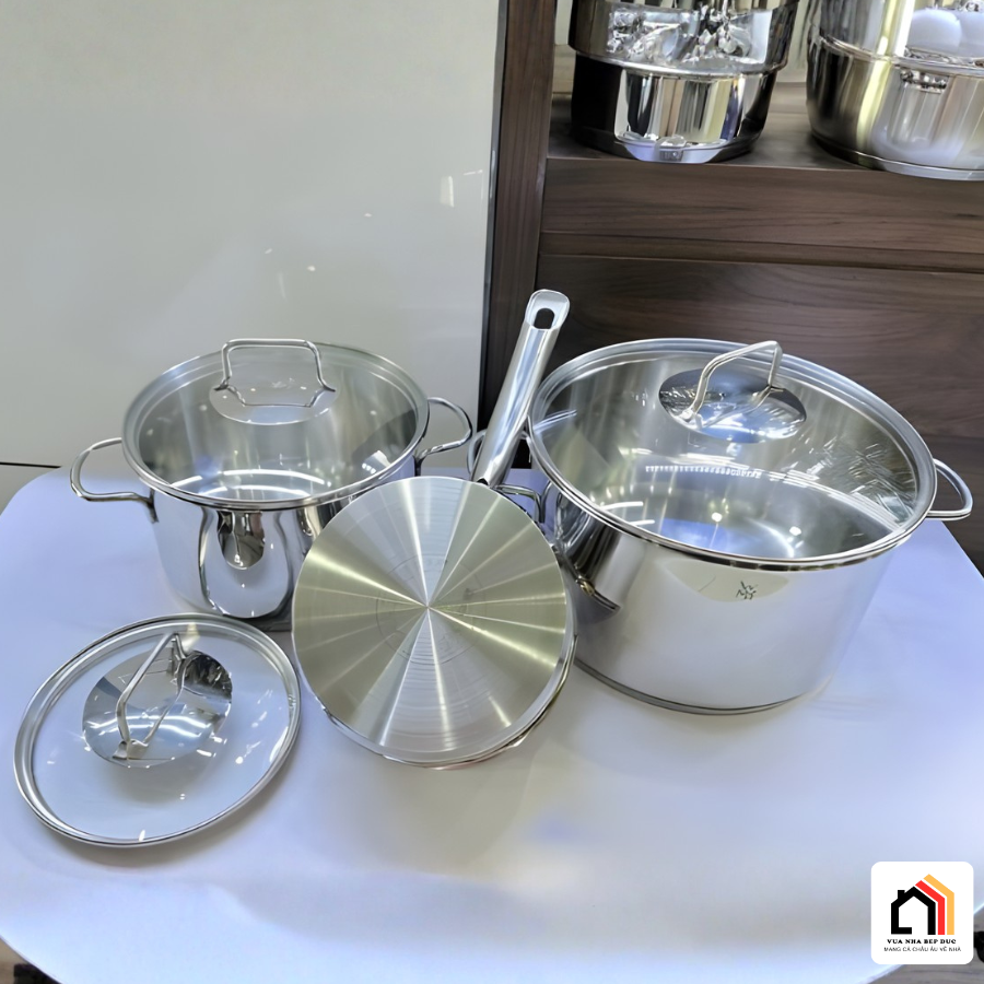 Bộ Nồi 3 Món WMF Astoria - Siêu Sale 2026 tại Vua Nhà Bếp Đức 07