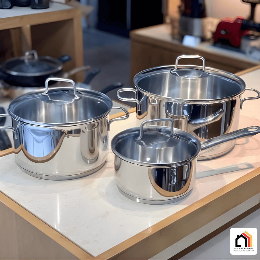 Bộ Nồi 3 Món WMF Astoria - Siêu Sale 2026 tại Vua Nhà Bếp Đức 02