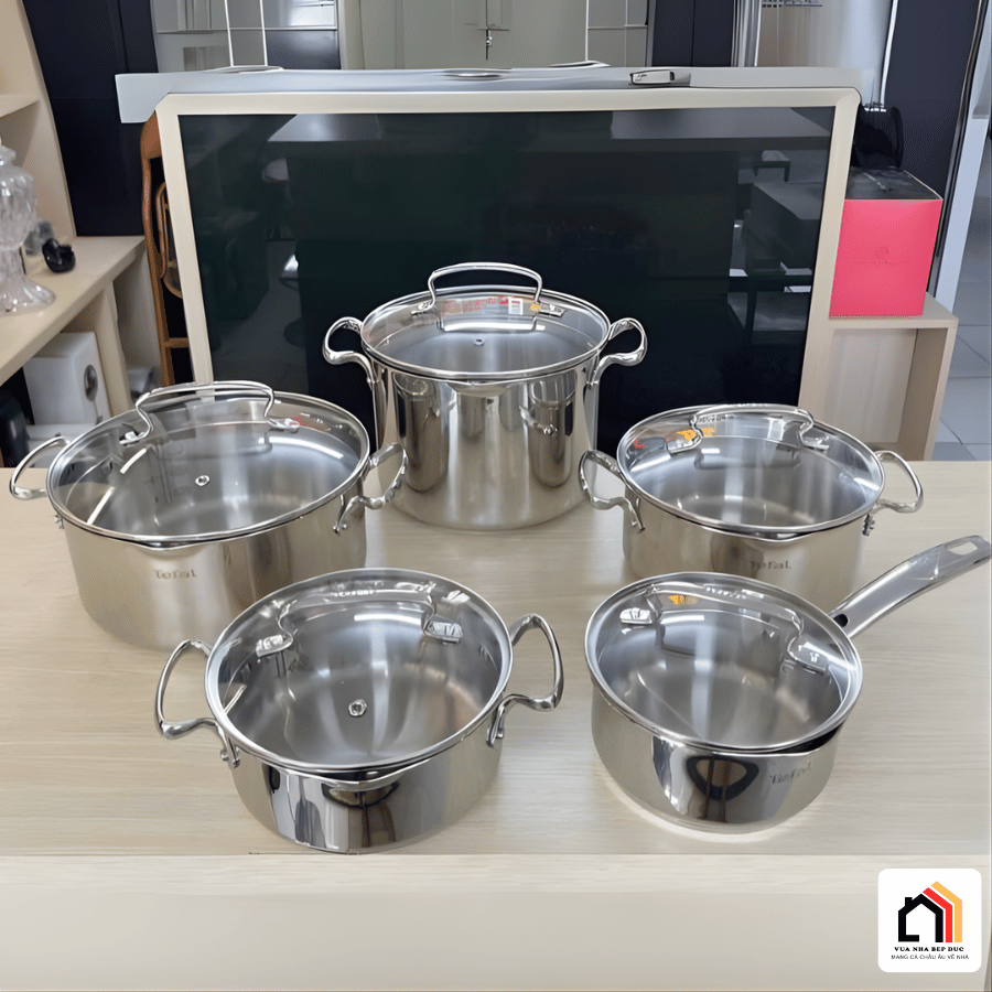 Bộ Nồi 5 Món Inox Tefal Duetto Plus G719SA5 - Siêu Sale 2026 tại Vua Nhà Bếp Đức 02