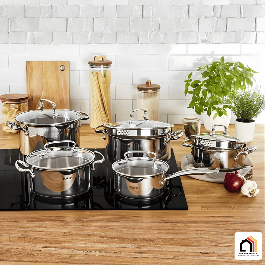 Bộ Nồi 5 Món Inox Tefal Duetto Plus G719SA5 - Siêu Sale 2026 tại Vua Nhà Bếp Đức 04