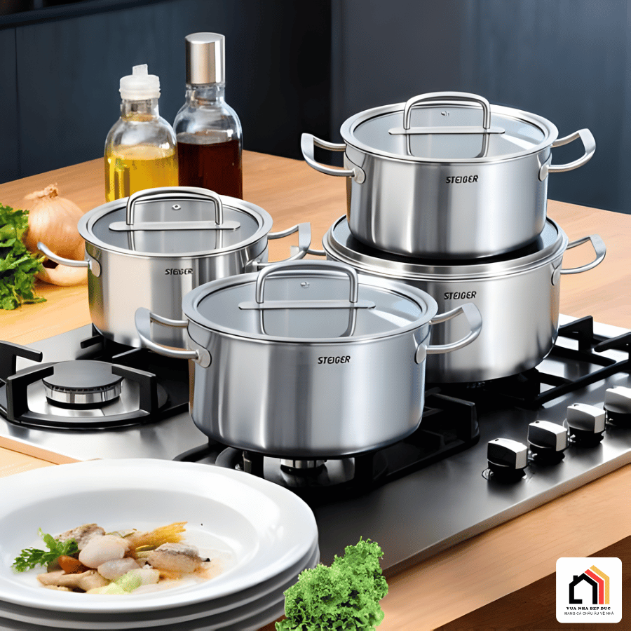 Bộ Nồi 5 Món Steiger Element - Siêu Sale 2026 tại Vua Nhà Bếp Đức 03
