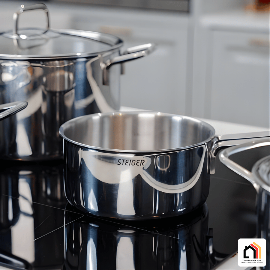 Bộ Nồi 5 Món Inox Cao Cấp Steiger Nova - Siêu Sale 2026 tại Vua Nhà Bếp Đức 07