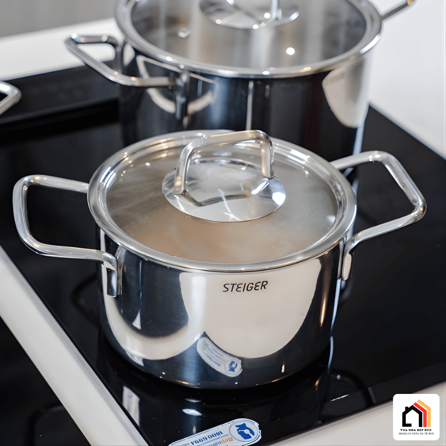 Bộ Nồi 5 Món Inox Cao Cấp Steiger Nova - Siêu Sale 2026 tại Vua Nhà Bếp Đức 08