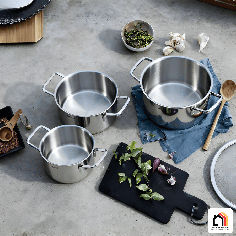 Bộ Nồi 7 Món Steiger Diamond - Siêu Sale 2026 tại Vua Nhà Bếp Đức 09