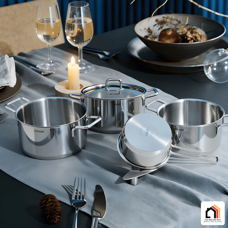 Bộ Nồi 7 Món Steiger Diamond - Siêu Sale 2026 tại Vua Nhà Bếp Đức 05