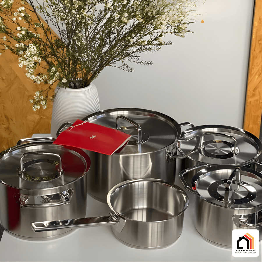 Bộ Nồi 5 Món Fissler Original Profi Collection - Siêu Sale 2026  tại Vua Nhà Bếp Đức 05