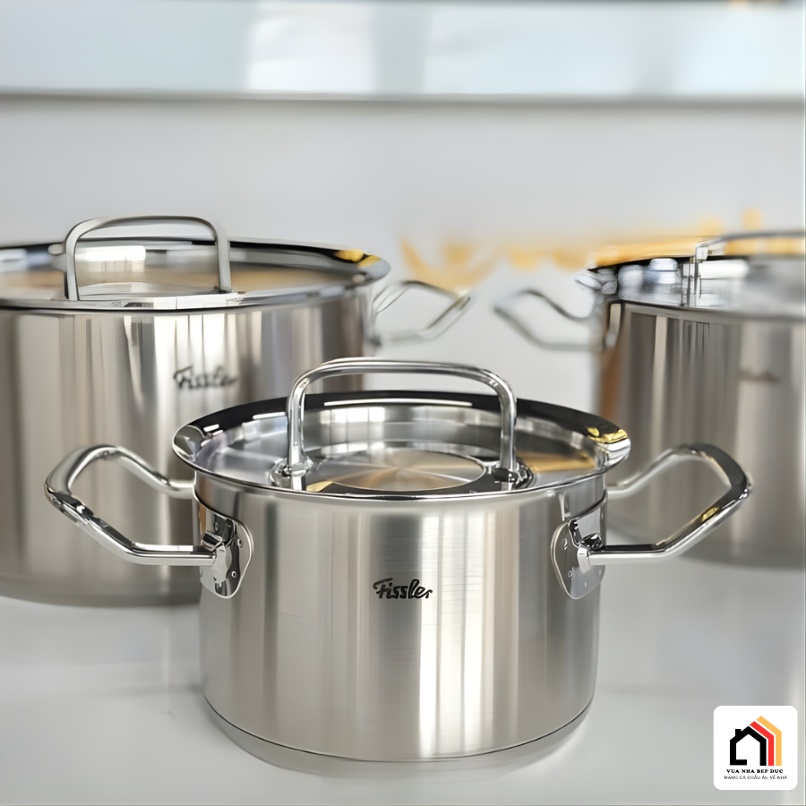Bộ Nồi 5 Món Fissler Original Profi Collection - Siêu Sale 2026  tại Vua Nhà Bếp Đức 10