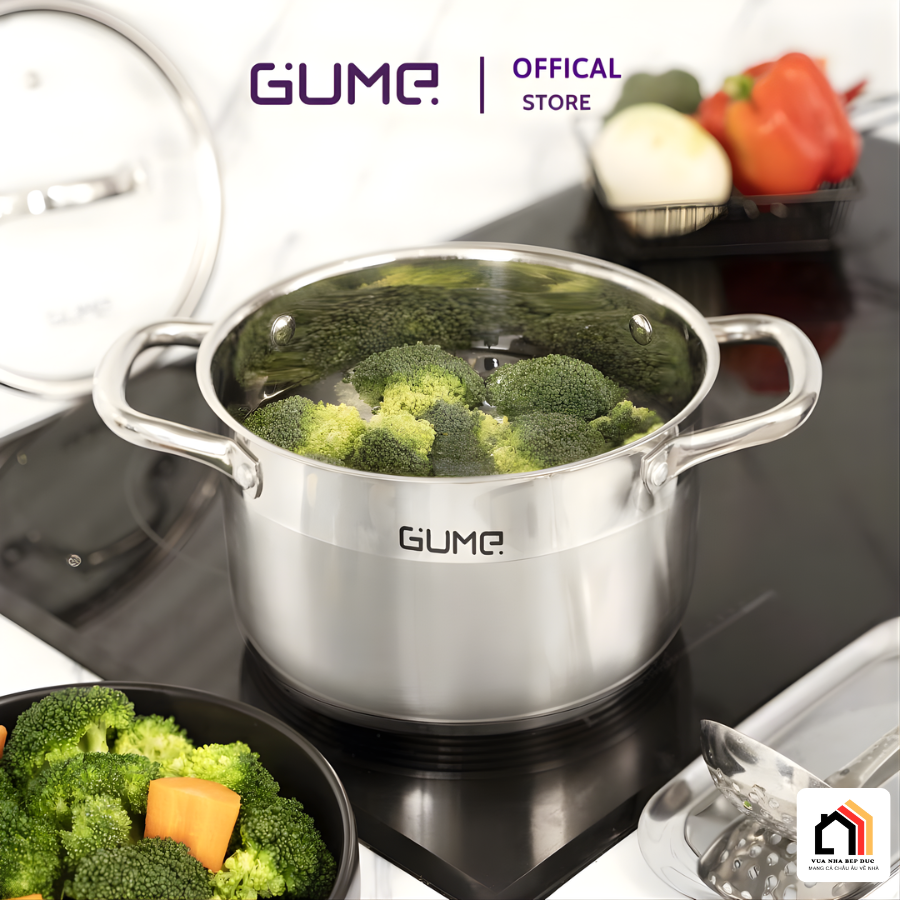 Bộ Nồi 3 Món Inox GUME GMP-20 - Siêu Sale 2026 tại Vua Nhà Bếp Đức 06