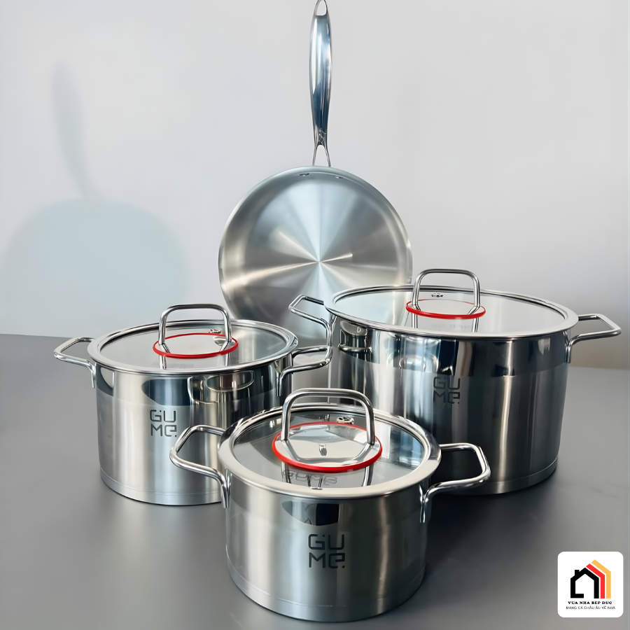 Bộ nồi inox 304 Jeju GUME GMP-3544 tại Vua Nhà Bếp Đức 08