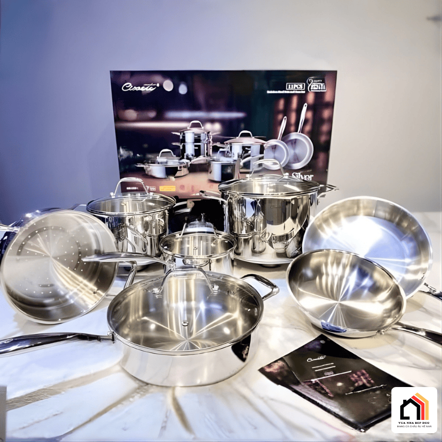 Bộ Nồi 7 Món Inox Cao Cấp Ciwete - Siêu Sale 2026 tại Vua Nhà Bếp Đức 06