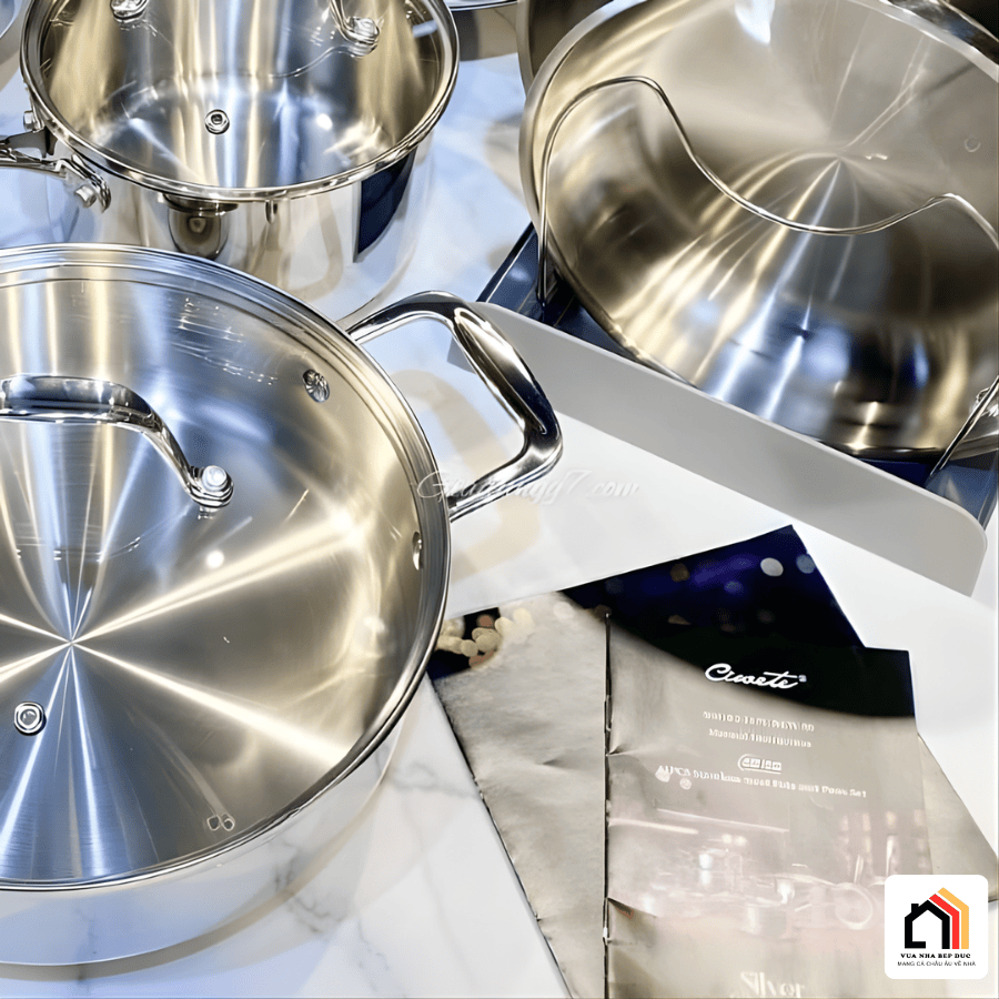 Bộ Nồi 7 Món Inox Cao Cấp Ciwete - Siêu Sale 2026 tại Vua Nhà Bếp Đức 04