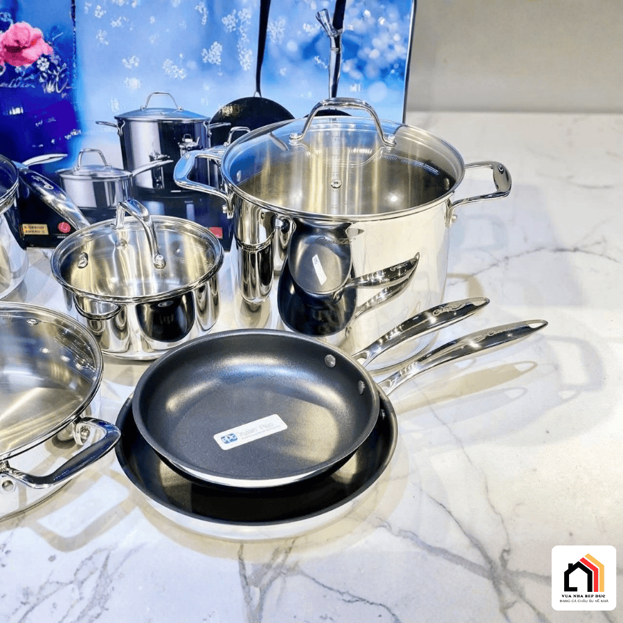 BỘ NỒI INOX CAO CẤP CIWETE – SET 6 MÓN ĐA NĂNG tại Vua Nhà Bếp Đức 04