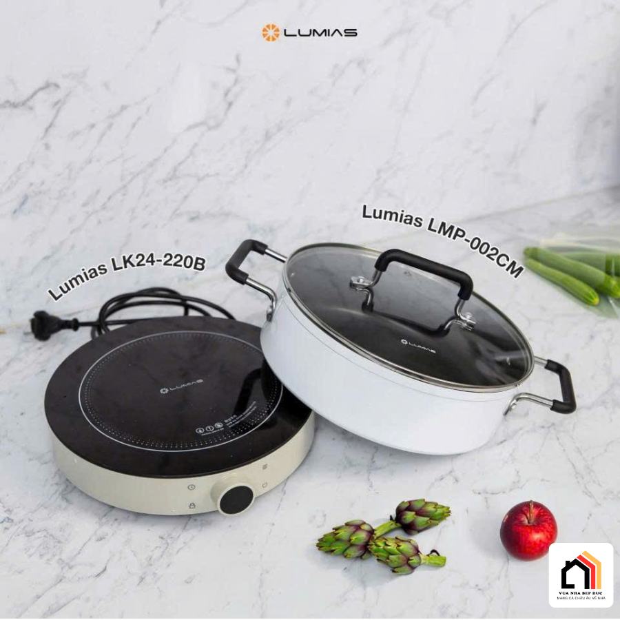 Bộ Nồi Lẩu Lumias Hàn Quốc Gồm Nồi và Bếp Từ 2000W tại Vua Nhà Bếp Đức-07