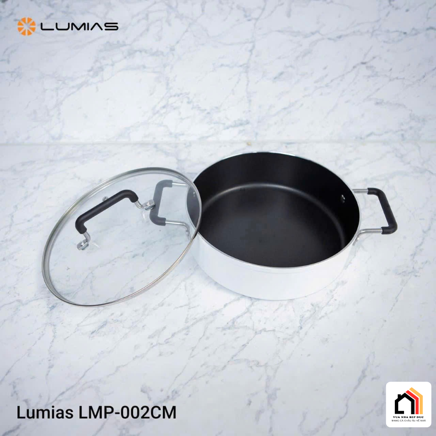 Bộ Nồi Lẩu Lumias Hàn Quốc Gồm Nồi và Bếp Từ 2000W tại Vua Nhà Bếp Đức-08
